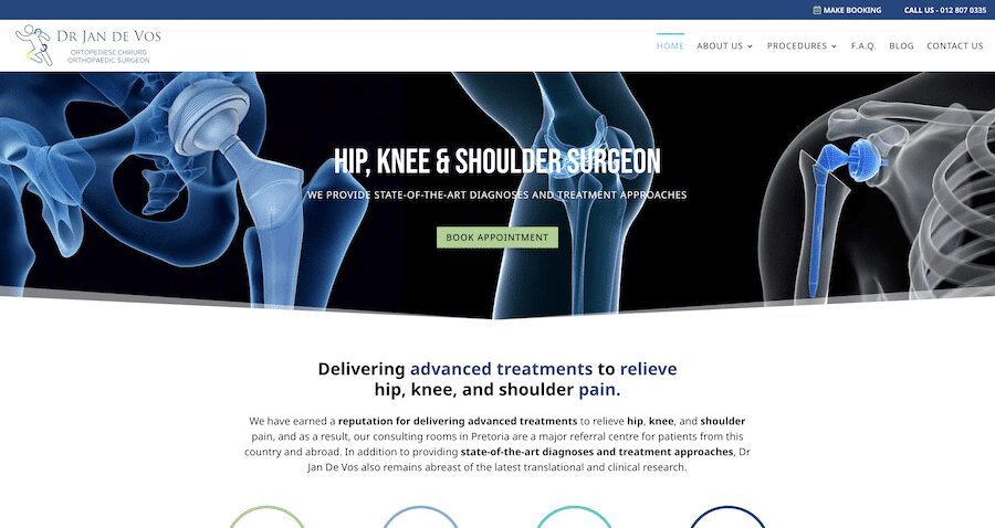 Pretoria Hip, Knee and Shoulder Surgeon